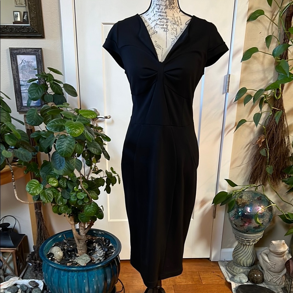Chic Black Midi Dress